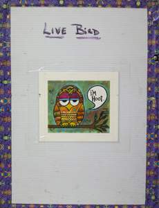 Sign with words Live Bird