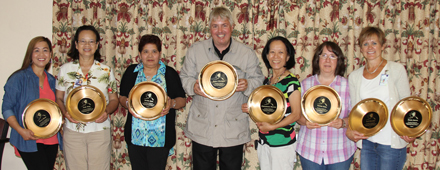 Staff honored with service awards