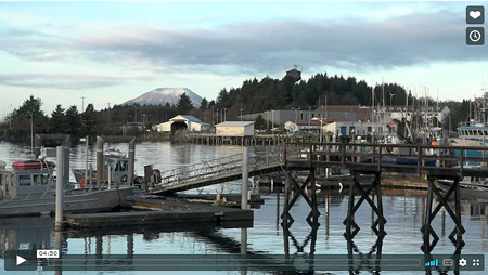 Sitka Harbor photo links to micro-documentary video.