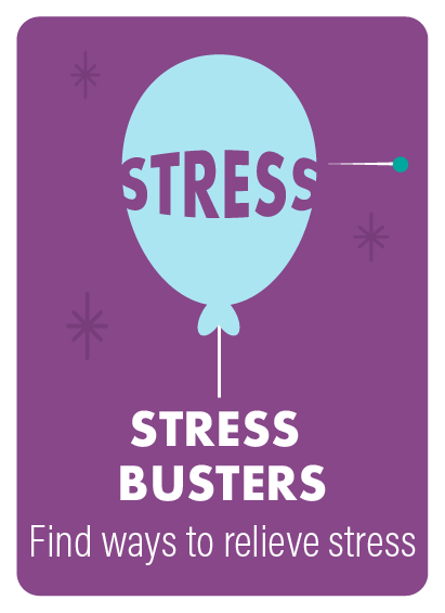Stress busters loteria card